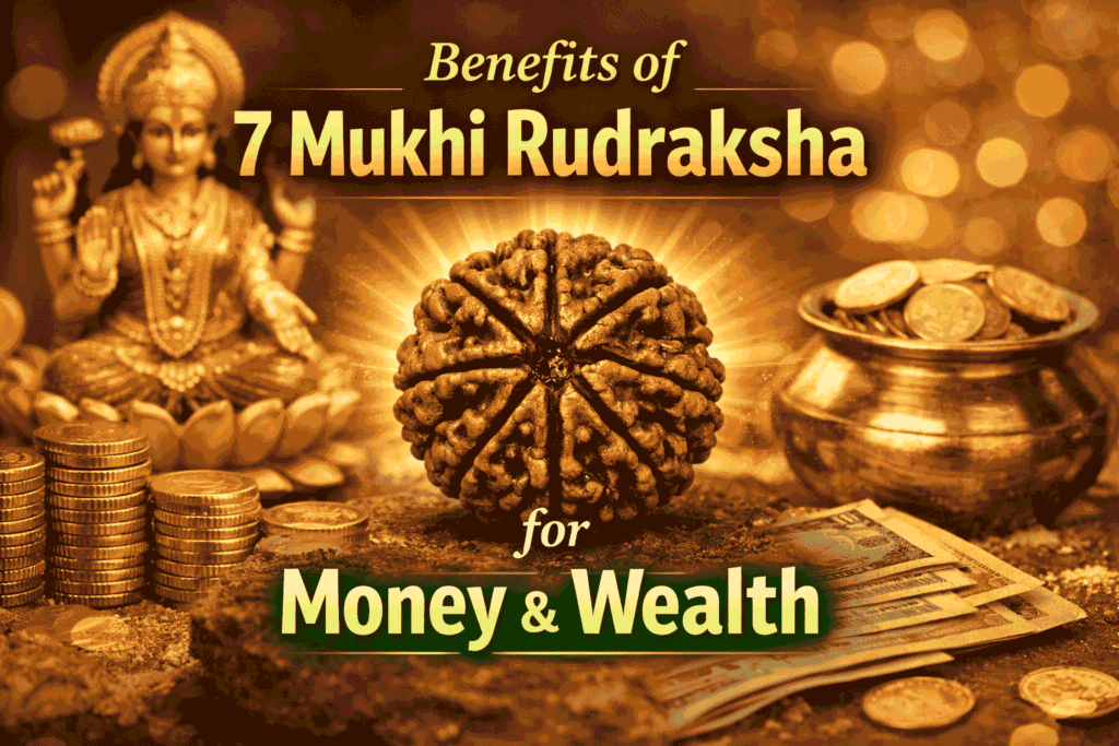 Benefits of 7 Mukhi Rudraksha for Money