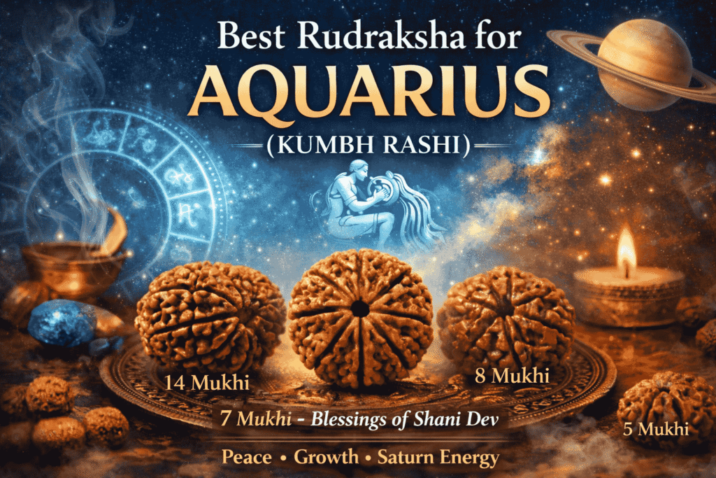 Best Rudraksha for Aquarius (Kumbh Rashi)