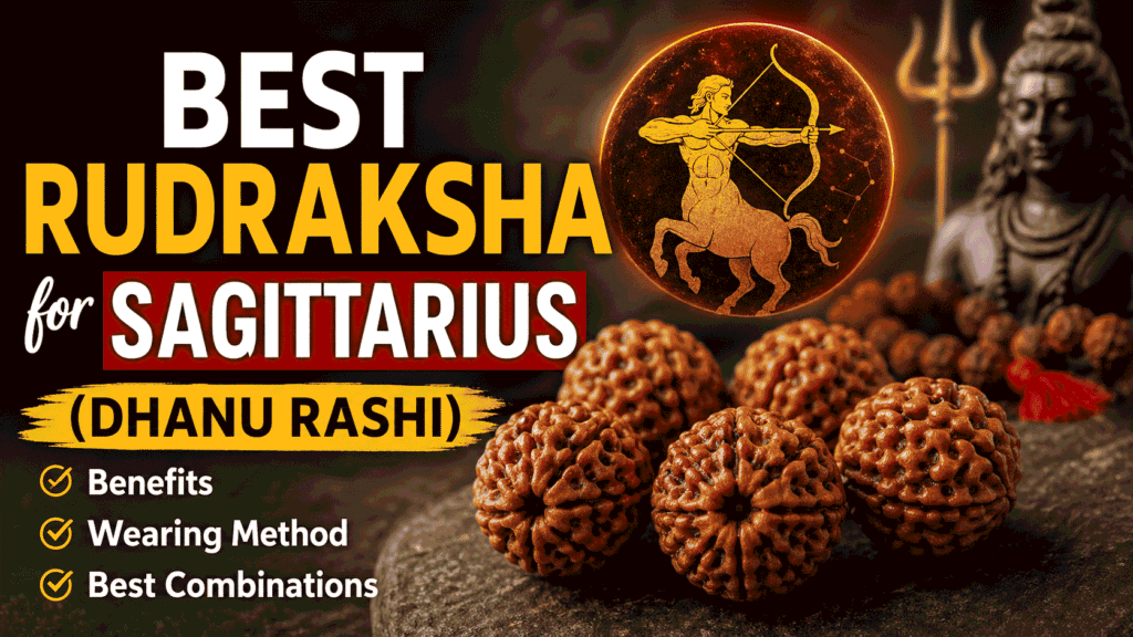 best rudraksha for Sagittarius (Dhanu Rashi)