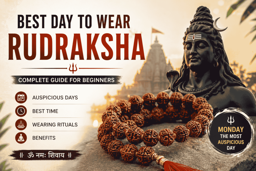 best day to wear Rudraksha